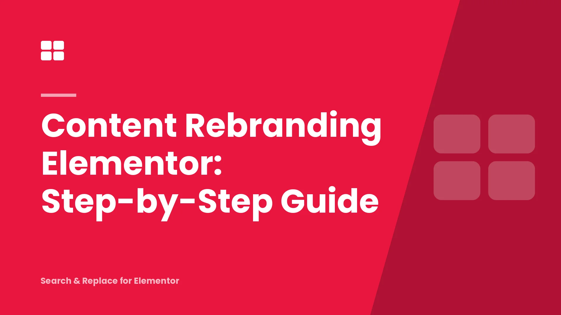 Content Rebranding Elementor: Step-by-Step Guide
