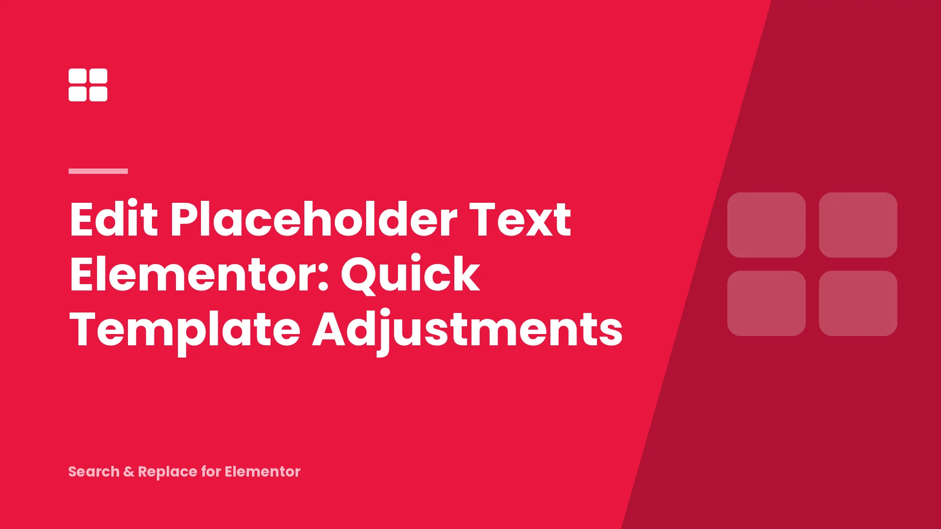 Edit Placeholder Text Elementor: Quick Template Adjustments