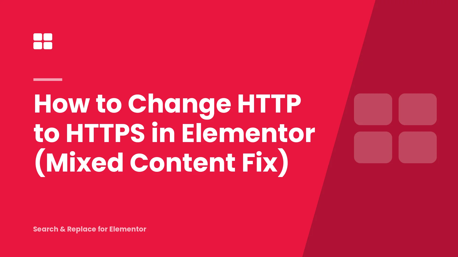 How to Change HTTP to HTTPS in Elementor (Mixed Content Fix)