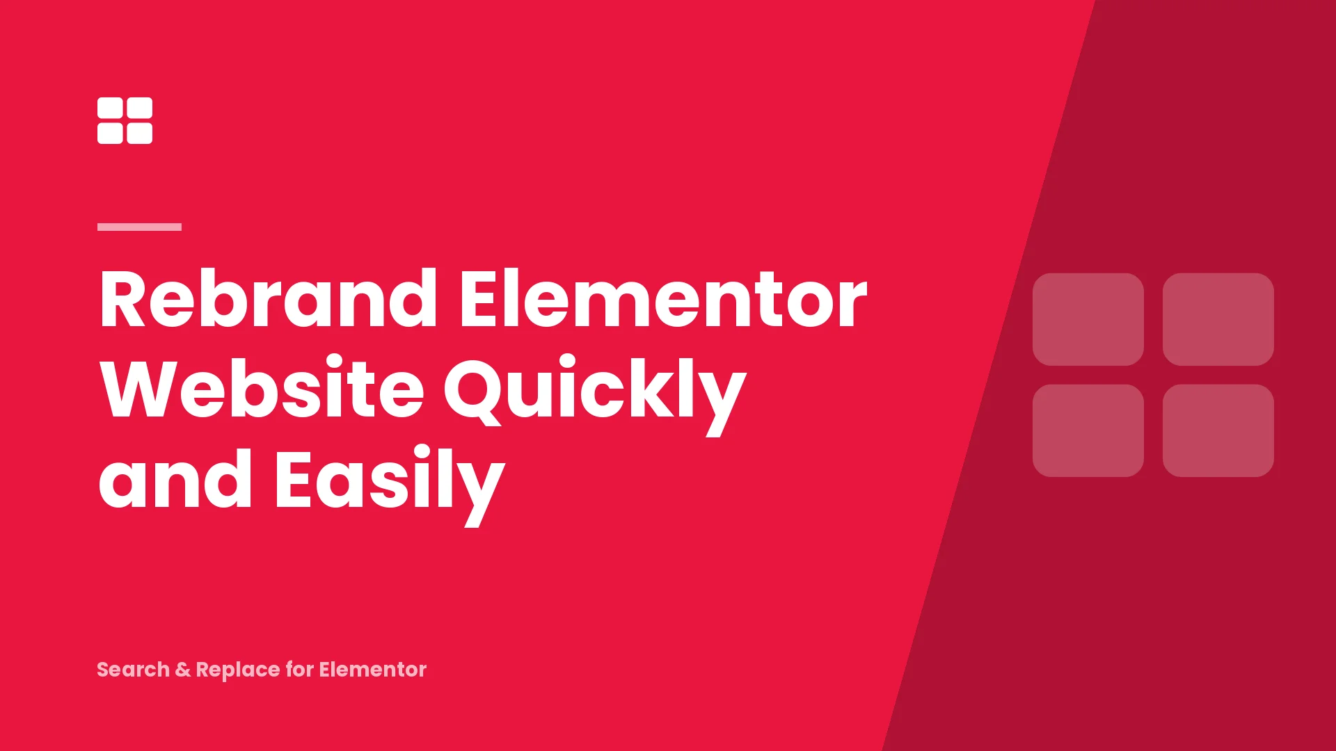 Rebrand Elementor Website Quickly and Easily