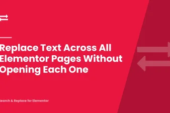 Replace Text Across All Elementor Pages Without Opening Each One