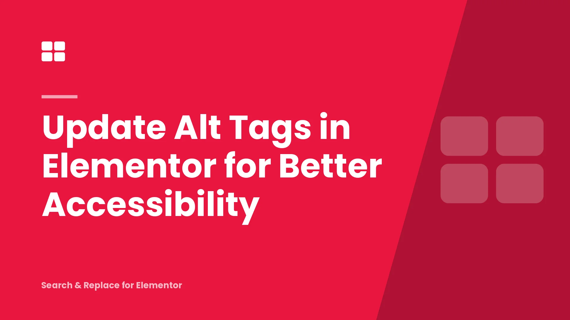 Update Alt Tags in Elementor for Better Accessibility