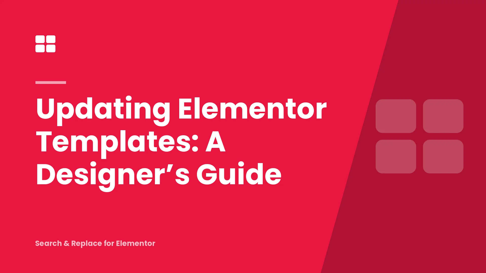 Updating Elementor Templates: A Designer’s Guide